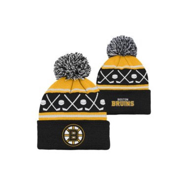 NHL, Zimná, čiapka, FACE, OFF, CUFF, POM, BOSOTN, BRUINS, JR, detská